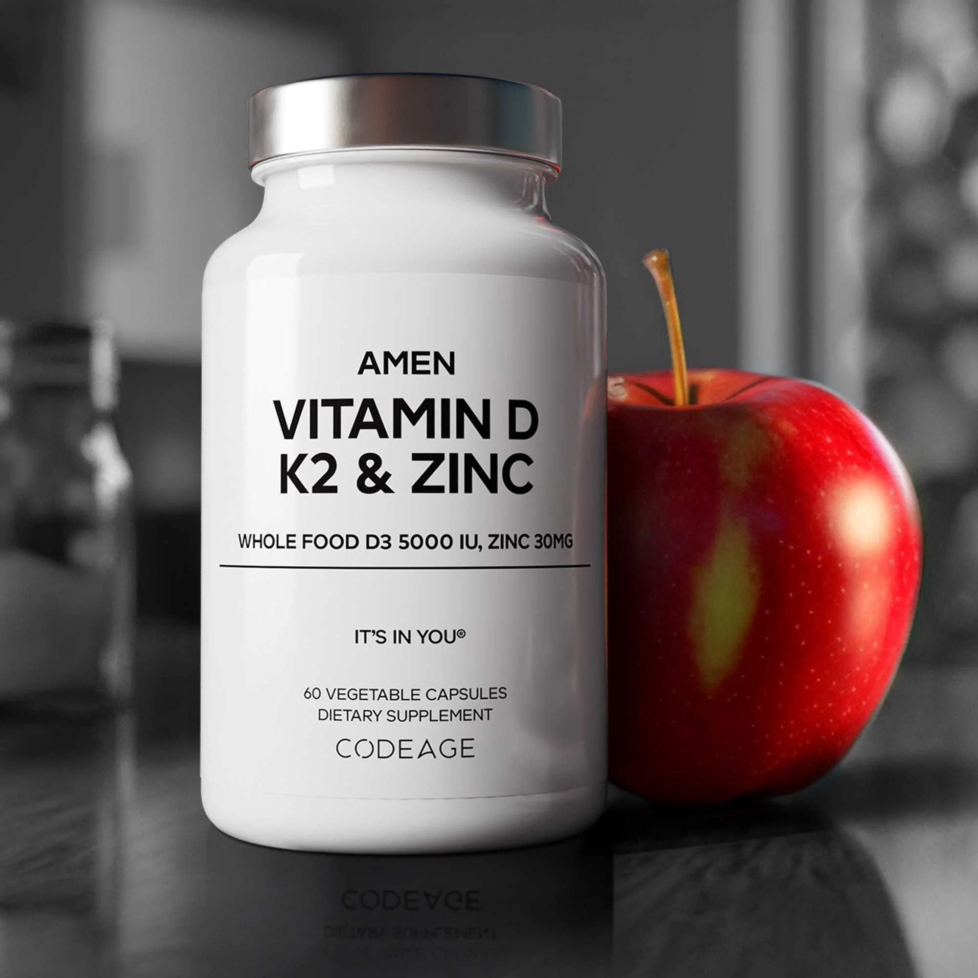 Amen Vitamin D, Zinc & K2 - Image 3