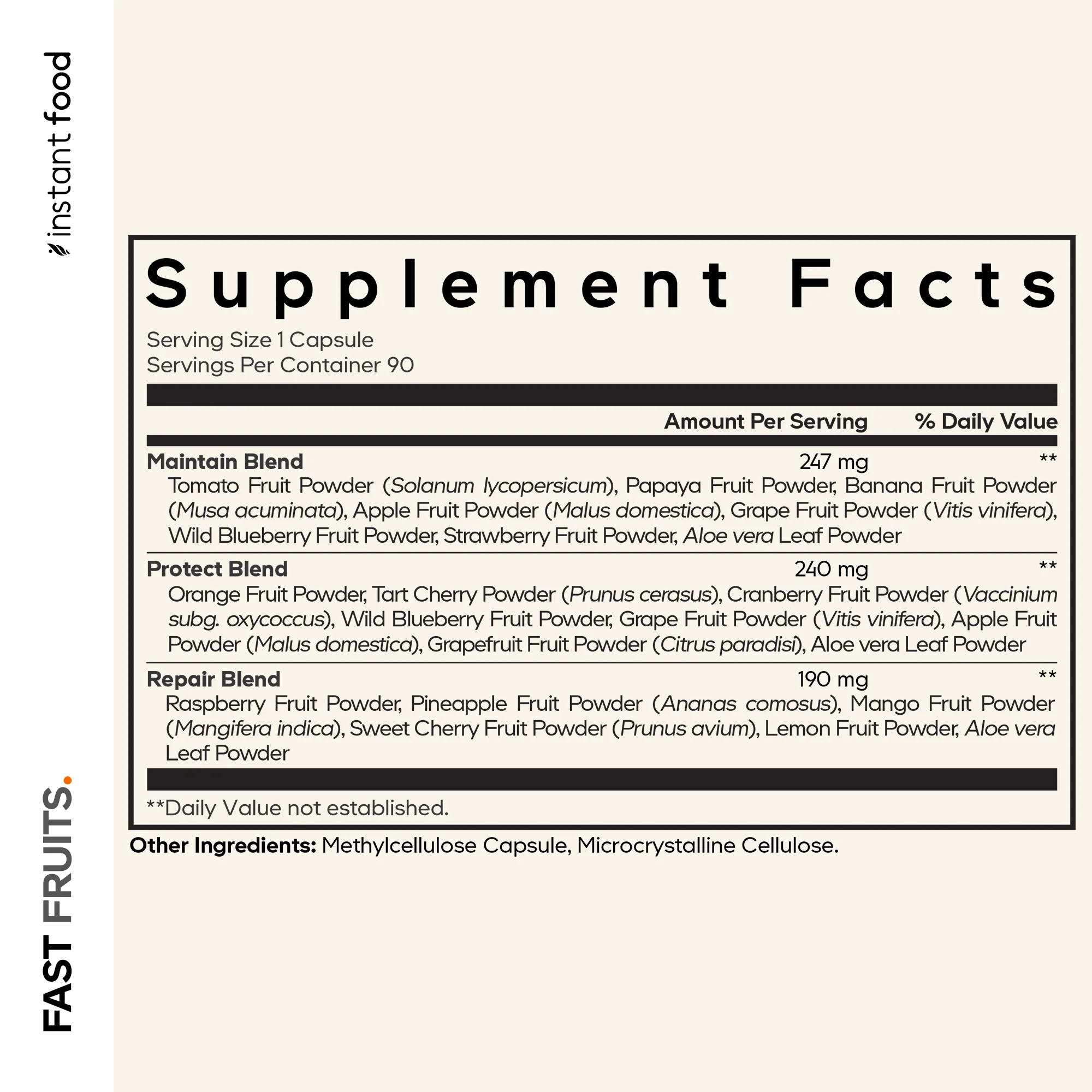 Instantfood Fast Fruits Vitamins - Image 3