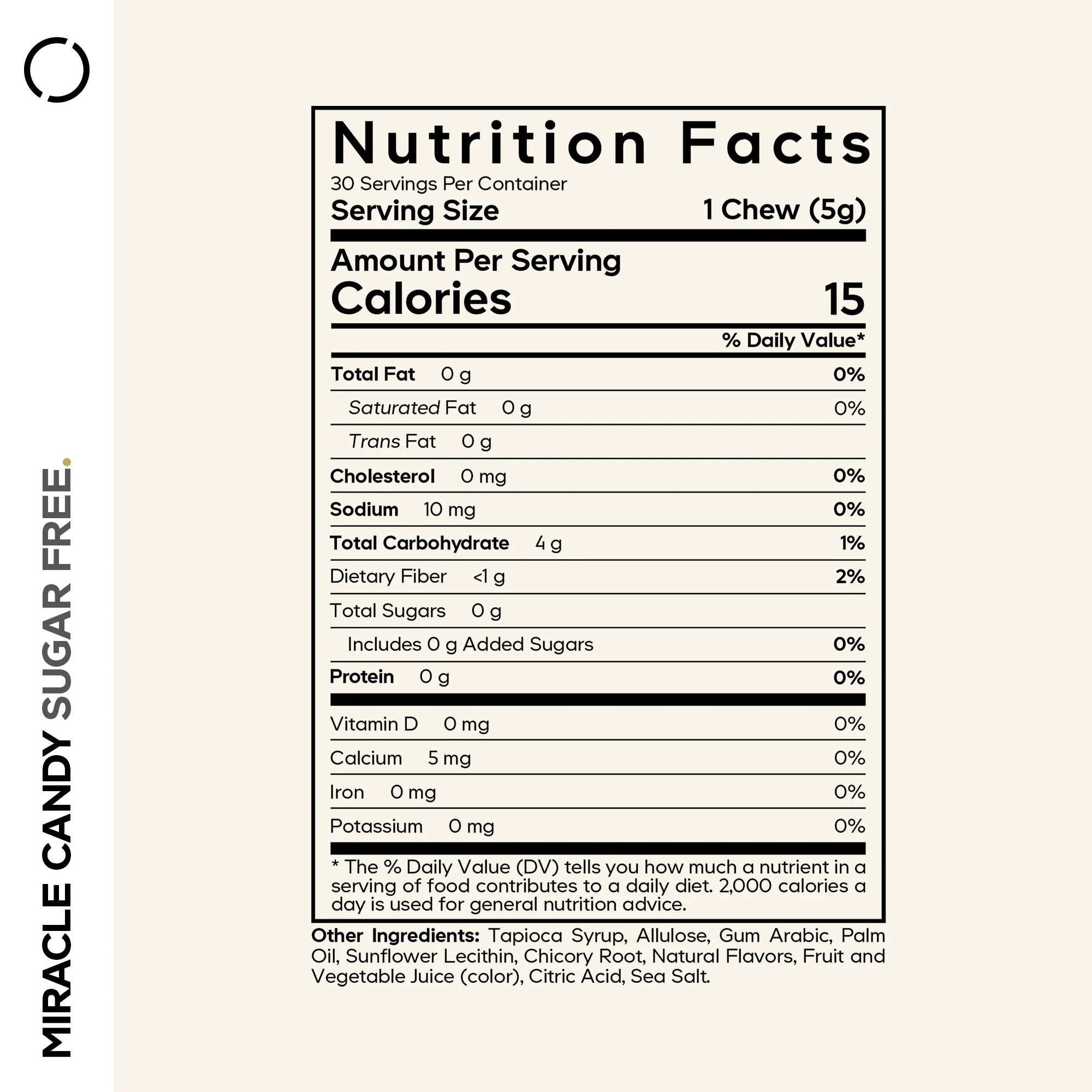 Miracle Candy Sugar-Free Salted Caramel - Image 5