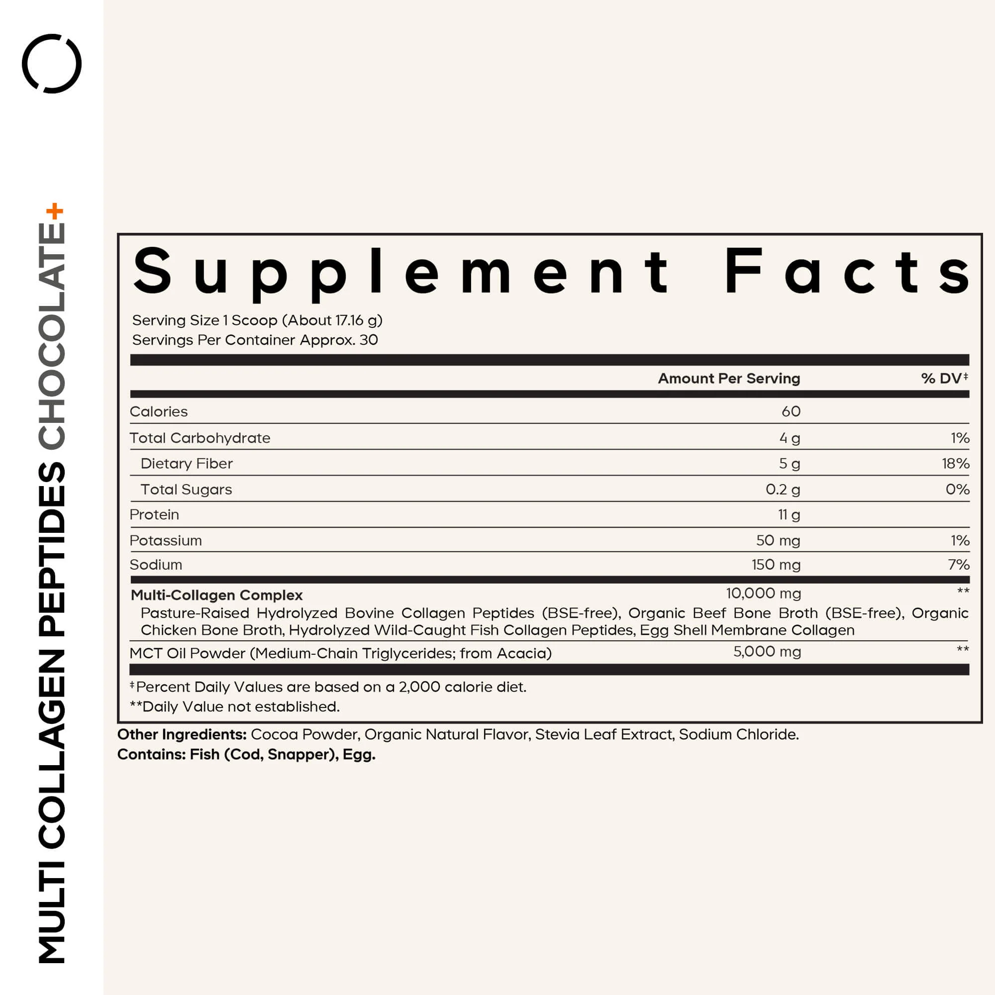 Multi Collagen Peptides Chocolate Powder - Image 4