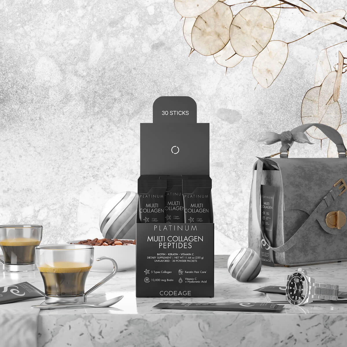 Multi Collagen Peptides Powder Platinum Stick Pack - Image 5