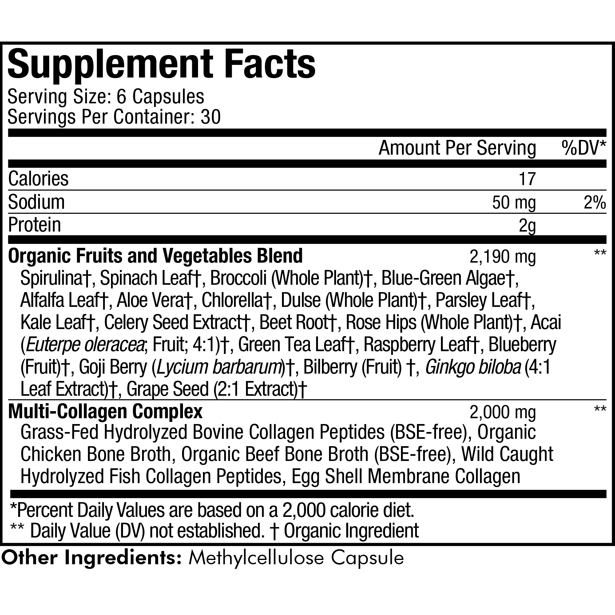 Multi Collagen Raw Greens - Image 3