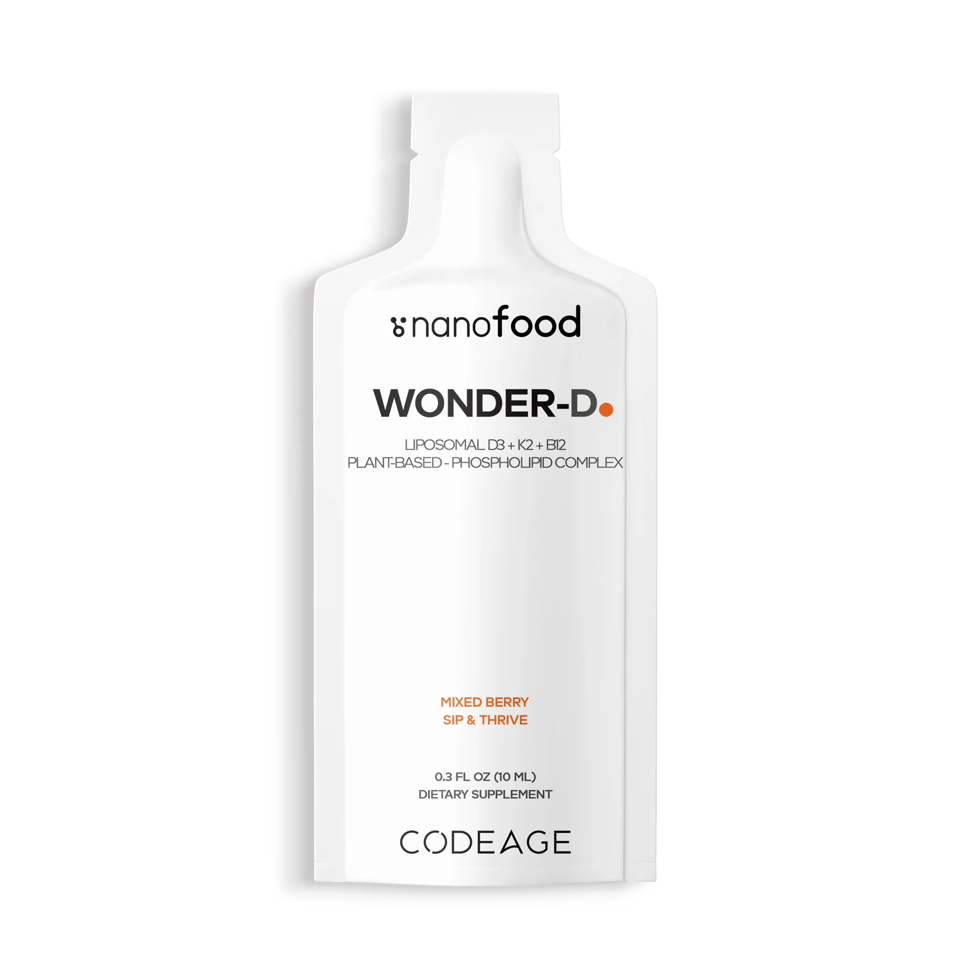 Nanofood Liposomal Vitamin D3 + K2 + B12 Liquid Pouch - Image 3