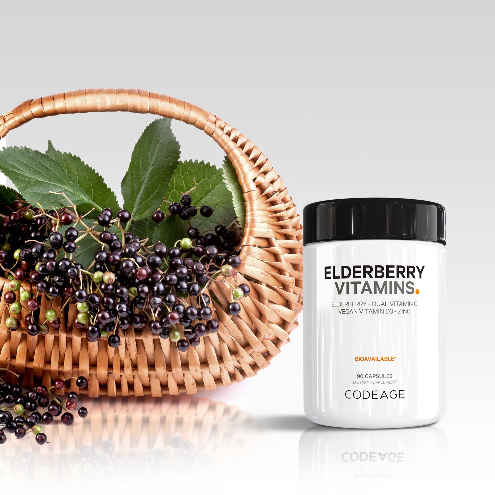 Organic Black Elderberry Vitamins Capsules - Image 3