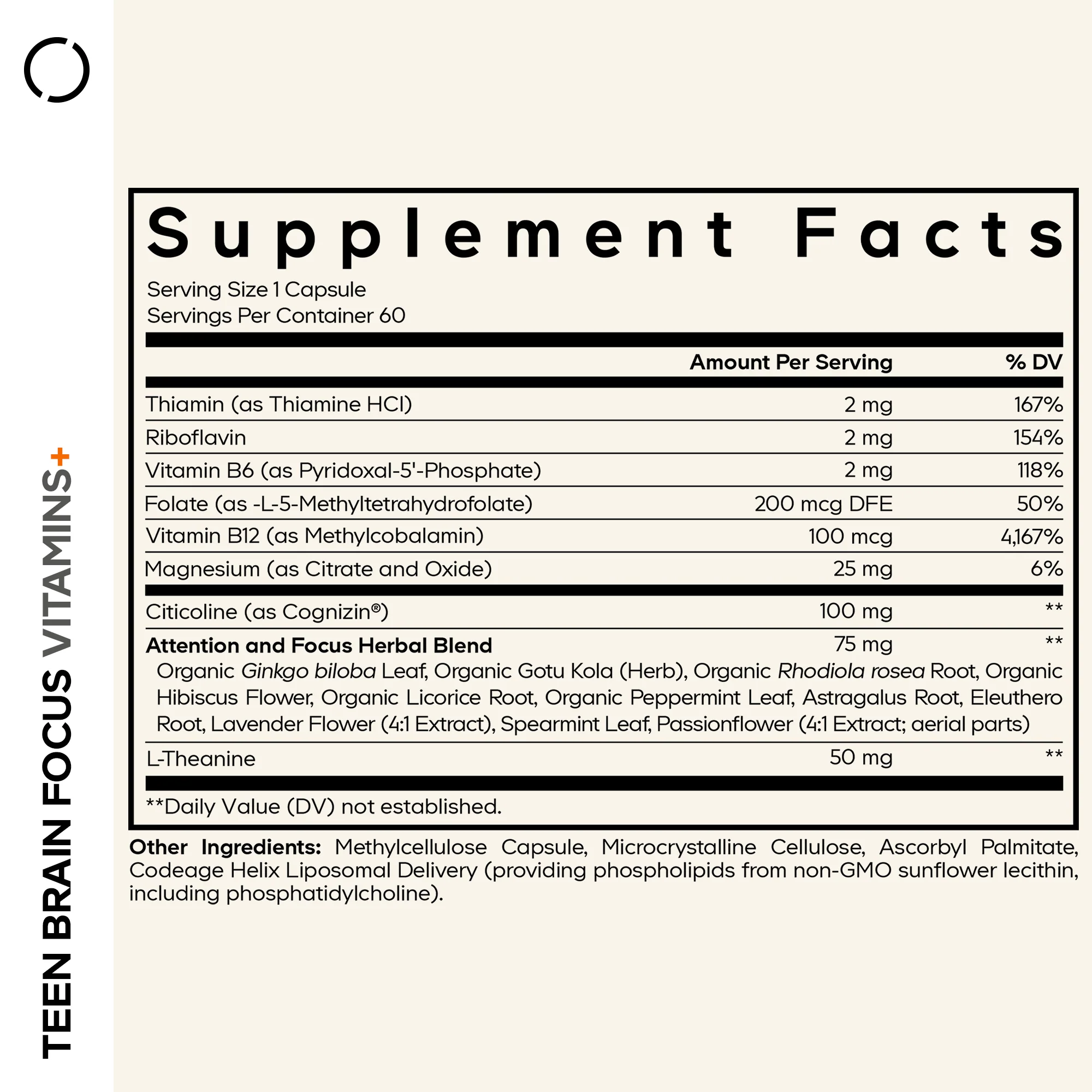 Teen Brain Focus Vitamins+ - Image 4