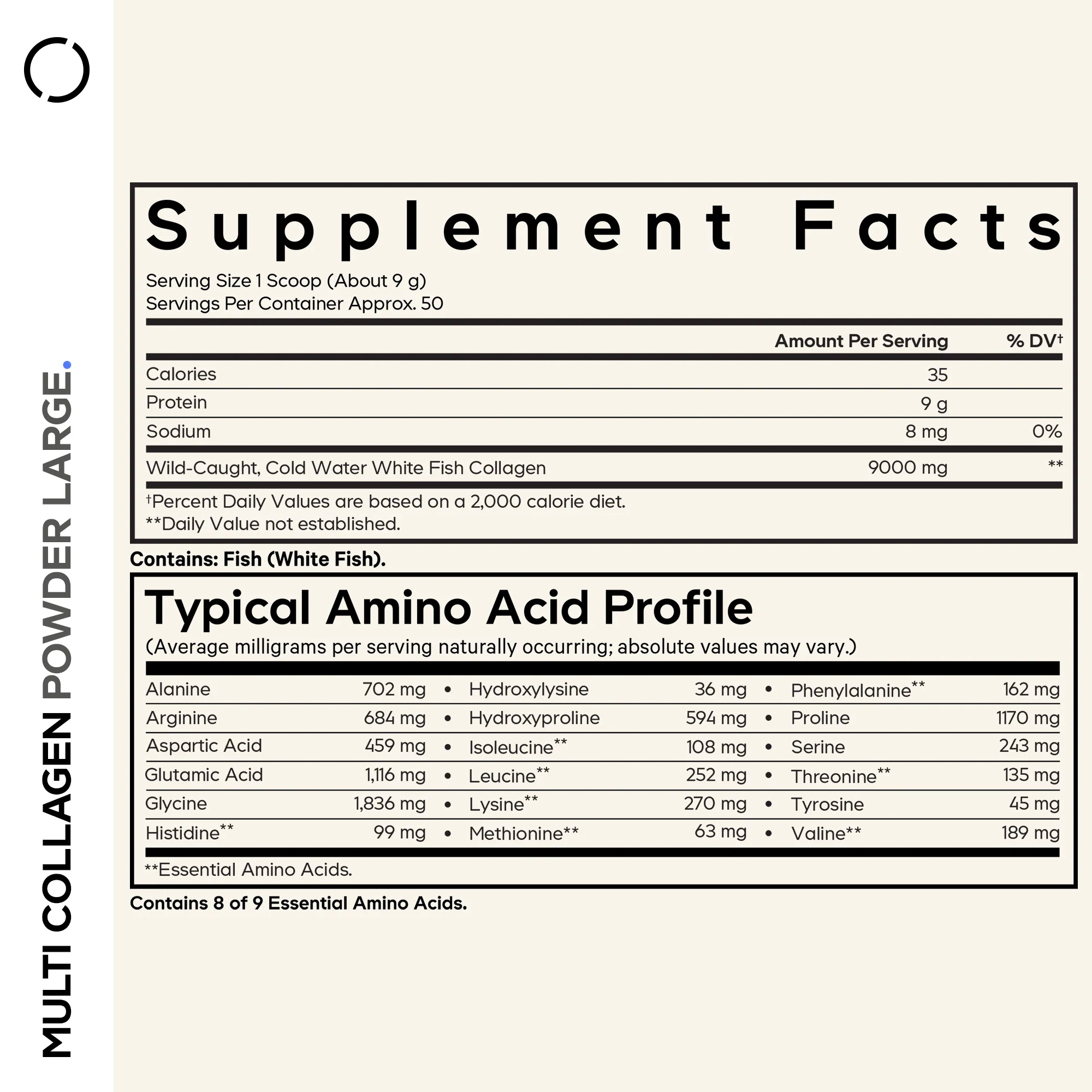 Wild Caught Marine Collagen Peptides Powder - Image 4